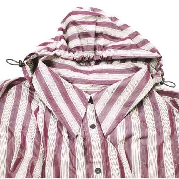 TOGA トーガ 23AW 日本製 STRIPED TAFFETA DRESS ストライプタフタドレス TA32-FH026 36 PURPLE シャツ ワンピース フード コート g24314 |  | 03