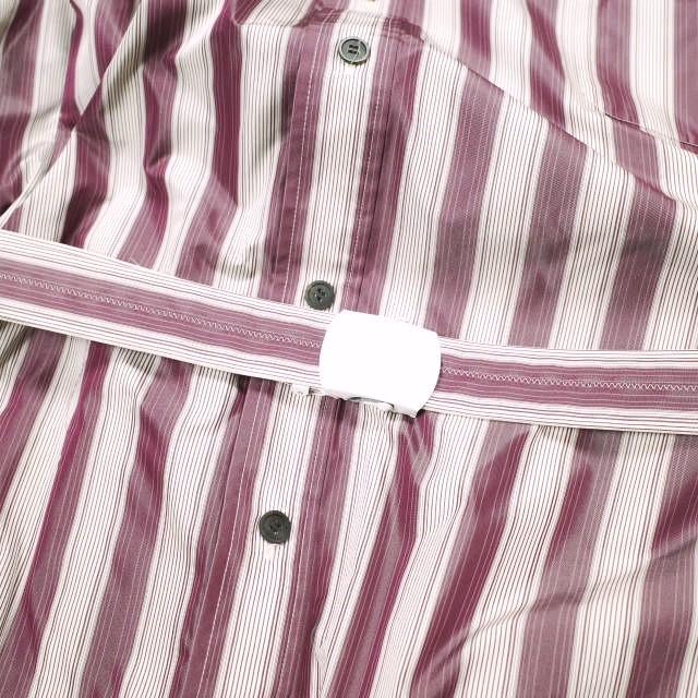 TOGA トーガ 23AW 日本製 STRIPED TAFFETA DRESS ストライプタフタドレス TA32-FH026 36 PURPLE シャツ ワンピース フード コート g24314 |  | 04