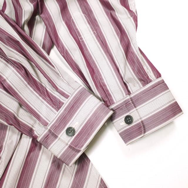 TOGA トーガ 23AW 日本製 STRIPED TAFFETA DRESS ストライプタフタドレス TA32-FH026 36 PURPLE シャツ ワンピース フード コート g24314 |  | 05