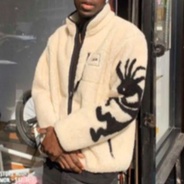 LQQK STUDIO ルックスタジオ KOKOPELLI FLEECE ココペリフリースジャケット XL NATURAL ボア アウター g24321 |  | 02