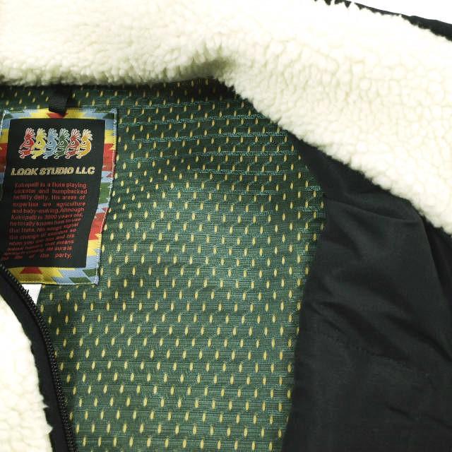 LQQK STUDIO ルックスタジオ KOKOPELLI FLEECE ココペリフリースジャケット XL NATURAL ボア アウター g24321 |  | 07