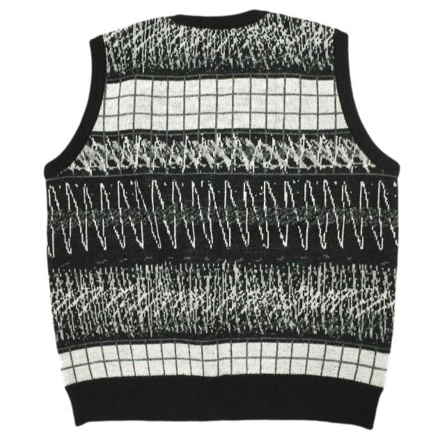 C.E シーイー 22SS 日本製 WAVE LINE WOOL VEST ウェーブラインウールベスト L BLACK セーター CAV EMPT ニット トップス g24326 |  | 01