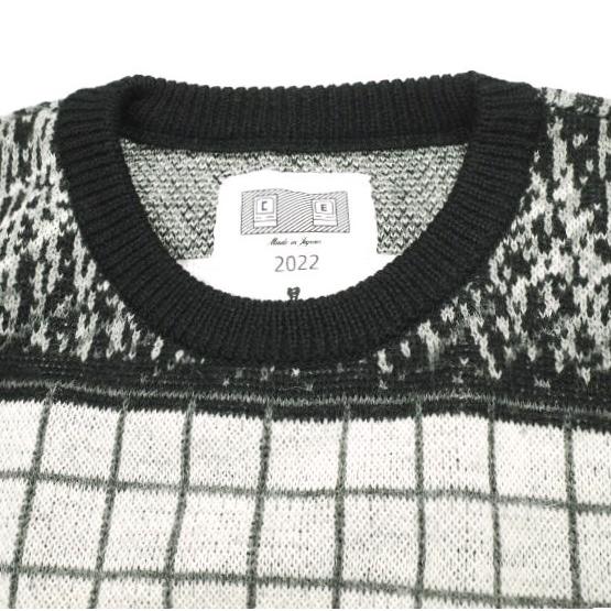C.E シーイー 22SS 日本製 WAVE LINE WOOL VEST ウェーブラインウールベスト L BLACK セーター CAV EMPT ニット トップス g24326 |  | 04