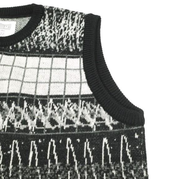 C.E シーイー 22SS 日本製 WAVE LINE WOOL VEST ウェーブラインウールベスト L BLACK セーター CAV EMPT ニット トップス g24326 |  | 05