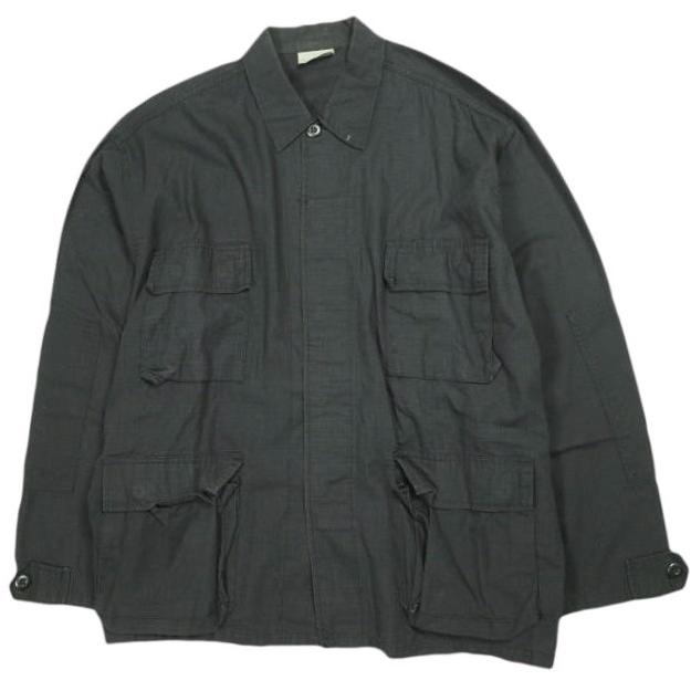 ROTHCO ロスコ B.D.U. SHIRT JACKET コットンリップストップ ミリタリーシャツジャケット 1227-0429-KP-0704 X-LARGE REGULAR BLACK g24337 | 