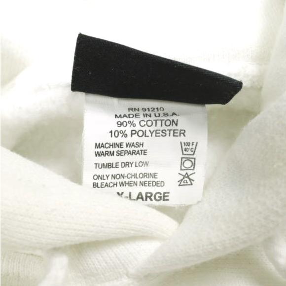 CAMBER キャンバー アメリカ製 CROSSKNIT PULLOVER PARKA クロスニットプルオーバーパーカー XL WHITE MADE IN USA 裏起毛 スウェット |  | 08