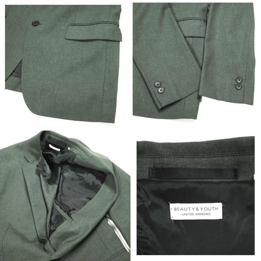 BEAUTY＆YOUTH UNITED ARROWS BUSINESS ドライツイル2Bジャケット ＆ ノープリーツパンツ 48 DK.GRAY スーツ セットアップ g24344 |  | 07