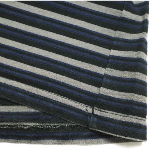 Steven Alan スティーブンアラン 21//MVS BORDER CREW NECK TEE - BOLD