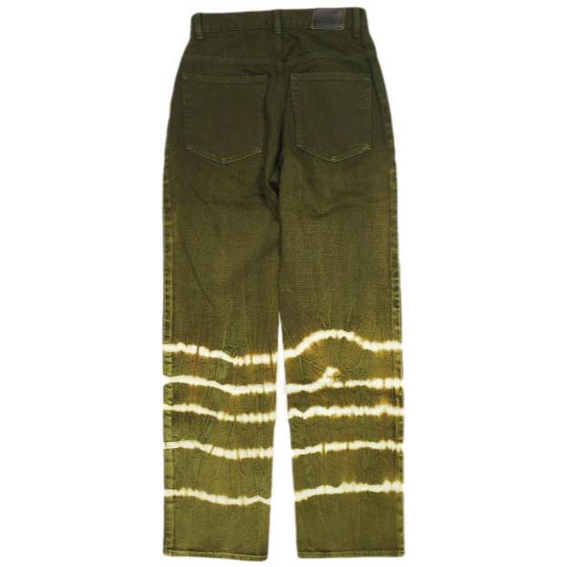 【美品】fumikauchida フミカウチダ タイダイデニム 38 FUMIKA＿UCHIDA フミカウチダ 日本製 TIE-DYE STRAIGHT PANTS タイダイ