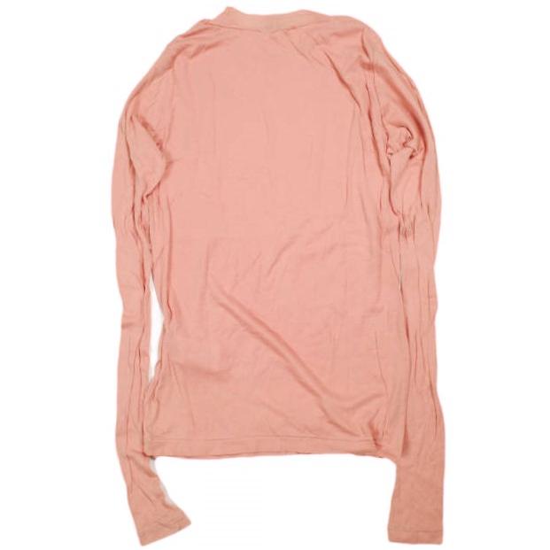 AURALEE オーラリー 20AW 日本製 HIGH GAUGE SHEER RIB L/S TEE ハイゲージシアーリブロングスリーブTシャツ A20AP01HF 1 Pink カットソー |  | 01