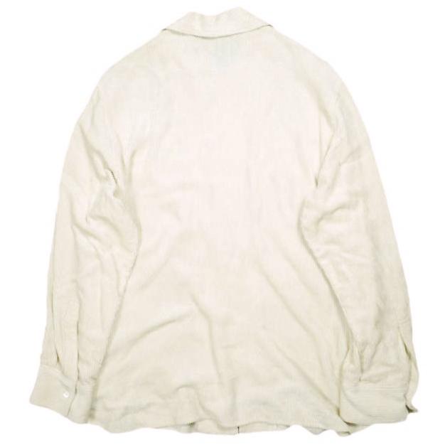 H BEAUTY＆YOUTH エイチ ビューティーアンドユース 日本製 RAYON CORDUROY SHIRT レーヨンコーデュロイシャツ 1611-299-2265 M ベージュ |  | 01