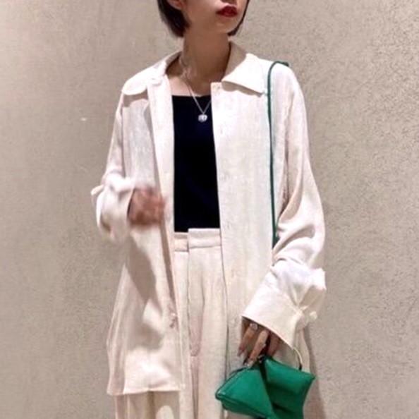 H BEAUTY＆YOUTH エイチ ビューティーアンドユース 日本製 RAYON CORDUROY SHIRT レーヨンコーデュロイシャツ 1611-299-2265 M ベージュ |  | 02