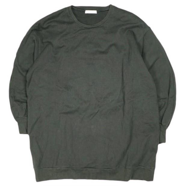 DOMENICO+SAVIO ドメニコアンドサビオ Back Yoked Sweat バックヨークスウェット DSL19ACT34 38 Charcoal Black トレーナー プルオーバー | 