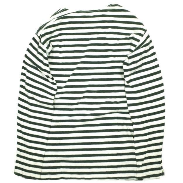 UNUSED アンユーズド 日本製 Border L/S Tee ボーダーロングスリーブTシャツ US1100 1 GREEN/WHITE 長袖 カットソー トップス g24379 |  | 01