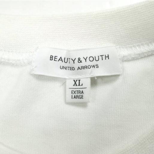 BEAUTY＆YOUTH UNITED ARROWS ビューティーアンドユース ロングアームカットソー 1212-175-6736 XL ホワイト クルーネック 長袖 Tシャツ |  | 02