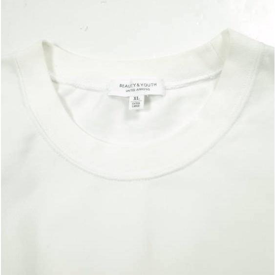 BEAUTY＆YOUTH UNITED ARROWS ビューティーアンドユース ロングアームカットソー 1212-175-6736 XL ホワイト クルーネック 長袖 Tシャツ |  | 03