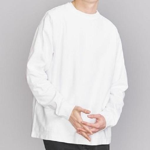 BEAUTY＆YOUTH UNITED ARROWS ビューティーアンドユース 10oz ヘビーワイドカットソー 1212-199-7063 XL ホワイト オーバーサイズ Tシャツ |  | 02