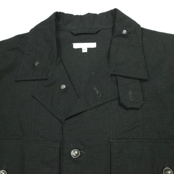 Engineered Garments エンジニアードガーメンツ M43/2 SHIRT JACKET - COTTON RIPSTOP リップストップ ミリタリーシャツジャケット M Black |  | 03