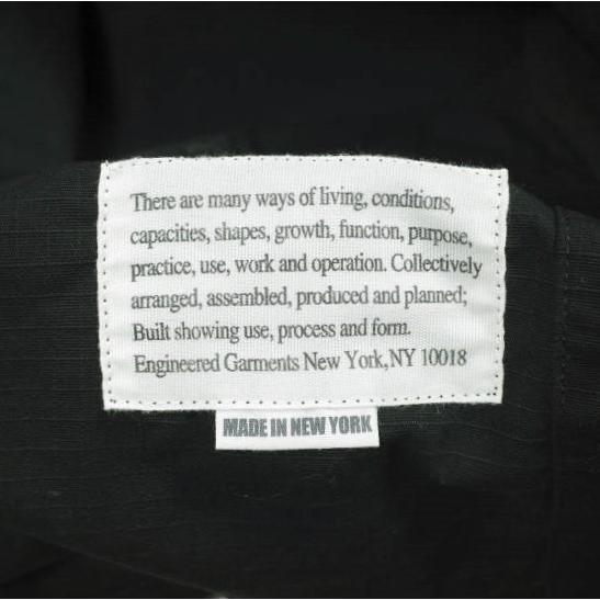 Engineered Garments エンジニアードガーメンツ M43/2 SHIRT JACKET - COTTON RIPSTOP リップストップ ミリタリーシャツジャケット M Black |  | 06