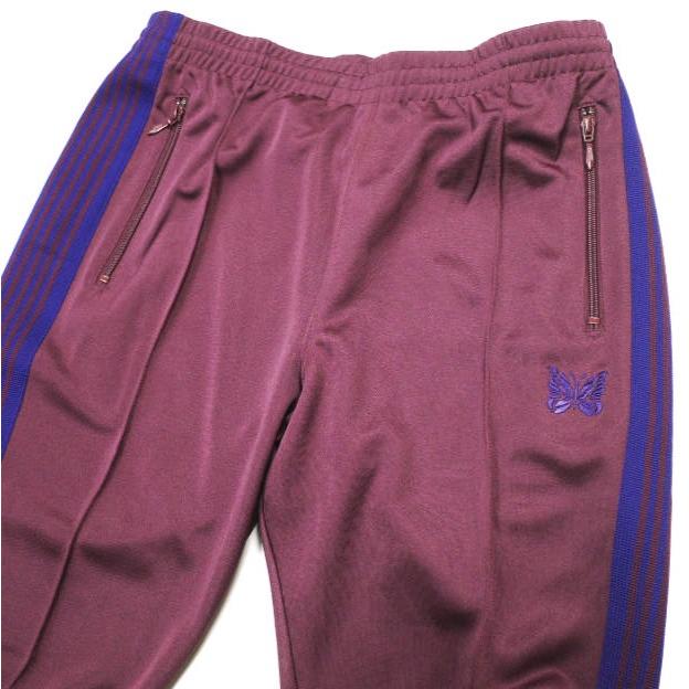Needles ニードルス 23AW Narrow Track Pant Poly Smooth ナロートラックパンツ ポリスムース NS247 M Wine イージー ジャージ ボトムス |  | 03