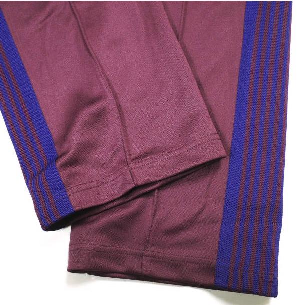 Needles ニードルス 23AW Narrow Track Pant Poly Smooth ナロートラックパンツ ポリスムース NS247 M Wine イージー ジャージ ボトムス |  | 05