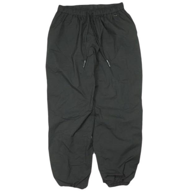 Stripes For Creative ストライプフォークリエイティブ S.F.C WIDE TAPERED EASY PANTS ワイドテーパードイージーパンツ L BLACK スポーツ | 