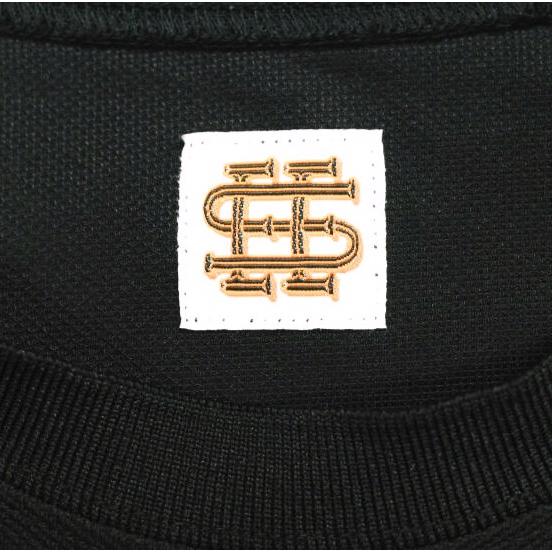 SEE SEE シーシー 日本製 SUPER BIG S/S 鹿の子 T-SHIRTS スーバービッグショートスリーブTシャツ XXXXL BLACK/ORANGE 半袖 ハニカム |  | 02