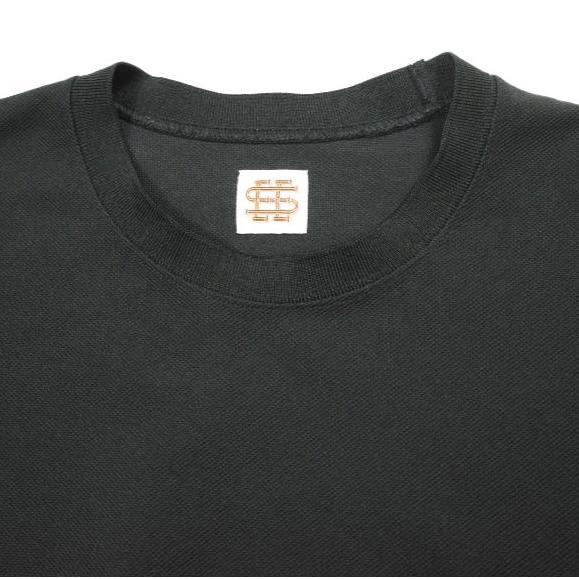 SEE SEE シーシー 日本製 SUPER BIG S/S 鹿の子 T-SHIRTS スーバービッグショートスリーブTシャツ XXXXL BLACK/ORANGE 半袖 ハニカム |  | 03