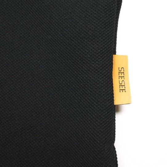 SEE SEE シーシー 日本製 SUPER BIG S/S 鹿の子 T-SHIRTS スーバービッグショートスリーブTシャツ XXXXL BLACK/ORANGE 半袖 ハニカム |  | 07