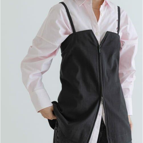 URBAN RESEARCH アーバンリサーチ 24AW 2wayジップビスチェ UR47-23C008 Free CHARCOAL ジレ ベスト トップス g24447 |  | 02