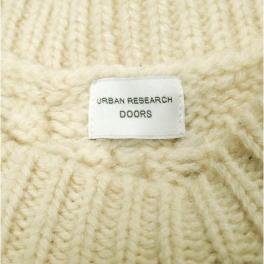 URBAN RESEARCH DOORS アーバンリサーチドアーズ アラン柄BIGニットベスト DR96-22E605 ONE SIZE OFF WHITE セーター トップス g24448 |  | 03