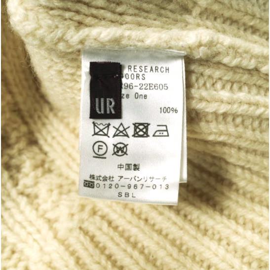 URBAN RESEARCH DOORS アーバンリサーチドアーズ アラン柄BIGニットベスト DR96-22E605 ONE SIZE OFF WHITE セーター トップス g24448 |  | 07