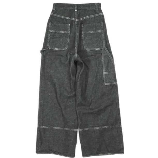 SENSE OF PLACE by URBAN RESEARCH センスオブプレイス 24SS ステッチペインターバギーデニム AA44-24S005 S BLACK ジーンズ パンツ |  | 01