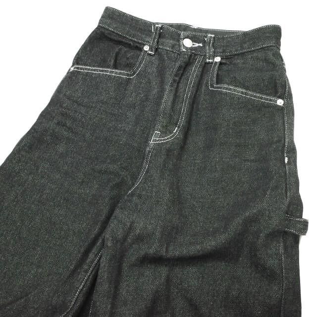 SENSE OF PLACE by URBAN RESEARCH センスオブプレイス 24SS ステッチペインターバギーデニム AA44-24S005 S BLACK ジーンズ パンツ |  | 03