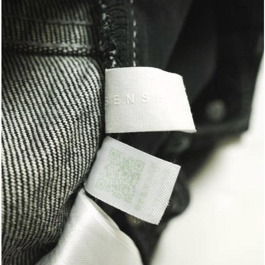 SENSE OF PLACE by URBAN RESEARCH センスオブプレイス 24SS ステッチペインターバギーデニム AA44-24S005 S BLACK ジーンズ パンツ |  | 08