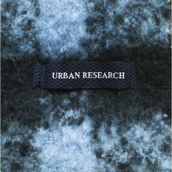 URBAN RESEARCH アーバンリサーチ シャギーチェックマフラー Blue/Brown フリンジ ストール g24475 |  | 02