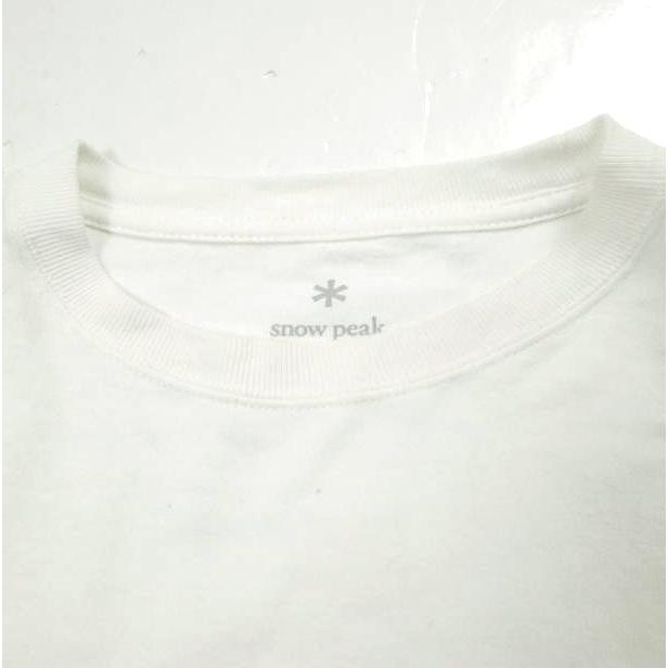 snow peak スノーピーク Printed L/S T Single Action System プリントロングスリーブTシャツ TS-21AU204 1 ホワイト 長袖 カットソー |  | 03