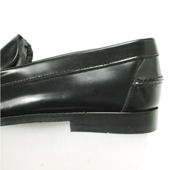 新品 MIU MIU ミュウミュウ ポルトガル製 ブラッシュドレザー ペニーローファー 2024年モデル DNC727 40(25cm) BLACK コイン 革靴 シューズ |  | 07