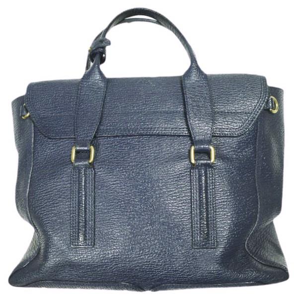 3.1 Phillip Lim スリーワン フィリップリム PASHLI MEDIUM SATCHEL パシュリ ミディアム サッチェルバッグ NAVY 2WAY ショルダー レザー |  | 01