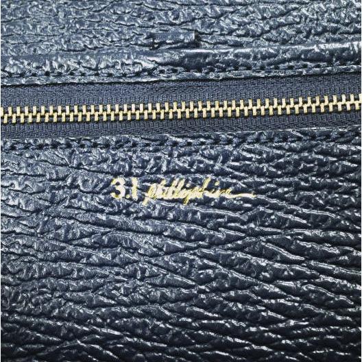3.1 Phillip Lim スリーワン フィリップリム PASHLI MEDIUM SATCHEL パシュリ ミディアム サッチェルバッグ NAVY 2WAY ショルダー レザー |  | 08