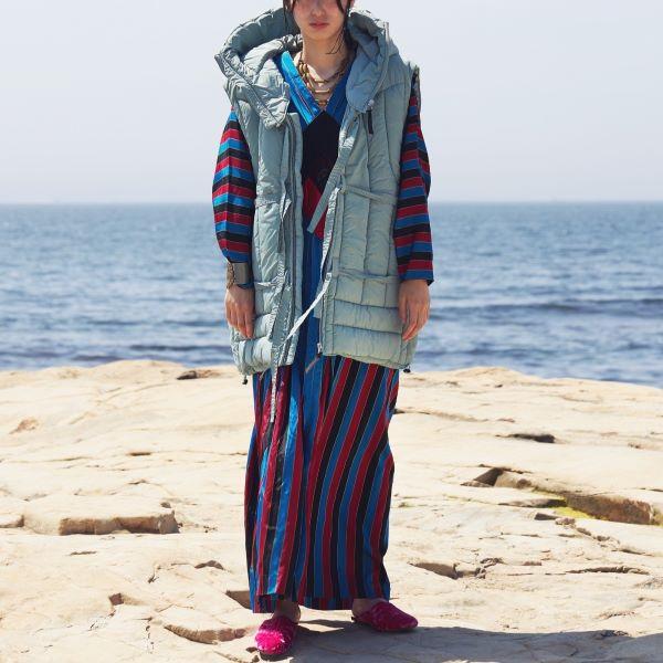 77circa x WILDTHINGS ナナナナサーカ ワイルドシングス 22AW 別注 SEPARATE HOOD PADDING LIFE VEST フーデッド中綿ベスト M BLUE |  | 02