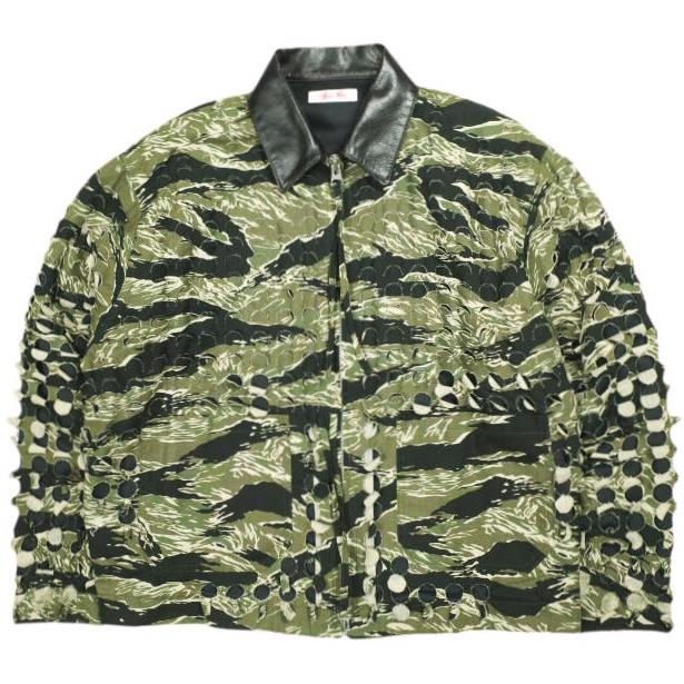 SYUMAN. シュウマン 25SS Parallel Laser Cut Top レーザーカット カモフラージュジャケット 25SS-SY014 2 CAMO SYU.HOMME 定価80,300円 | 