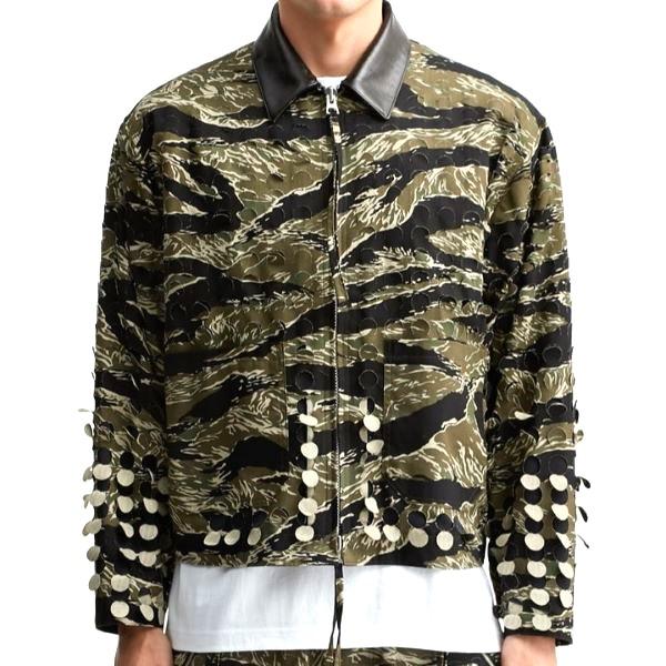 SYUMAN. シュウマン 25SS Parallel Laser Cut Top レーザーカット カモフラージュジャケット 25SS-SY014 2 CAMO SYU.HOMME 定価80,300円 |  | 02