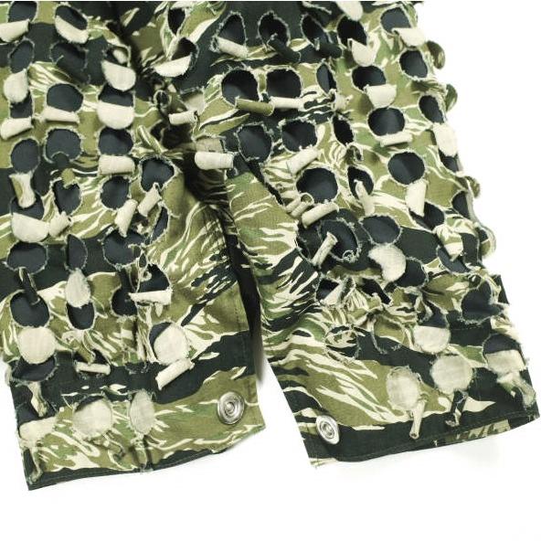 SYUMAN. シュウマン 25SS Parallel Laser Cut Top レーザーカット カモフラージュジャケット 25SS-SY014 2 CAMO SYU.HOMME 定価80,300円 |  | 04