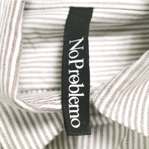No Problemo ノープロブレモ 25AW ポルトガル製 Stripe Oxford L/S Shirt ストライプオックスフォードシャツ NP40101.04 S RED 長袖 ARIES |  | 06