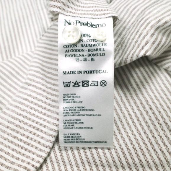 No Problemo ノープロブレモ 25AW ポルトガル製 Stripe Oxford L/S Shirt ストライプオックスフォードシャツ NP40101.04 S RED 長袖 ARIES |  | 07