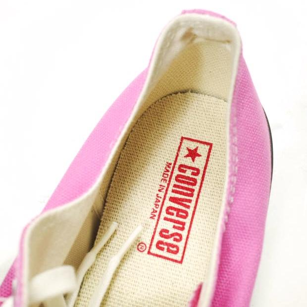新品 CONVERSE コンバース 日本製 CANVAS ALLSTAR J OX キャンバスオールスター ジャパン オックス US8(26.5cm) ピンク MADE IN JAPAN |  | 07