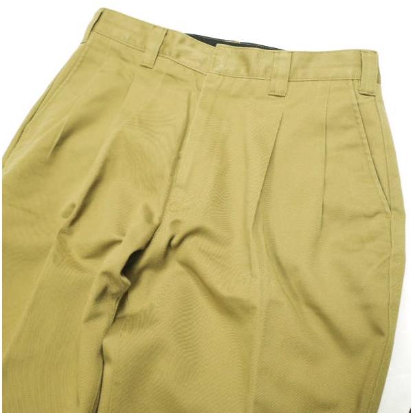 VAINL ARCHIVE x Dickies ヴァイナルアーカイブ ディッキーズ 別注 LIVE-PT-2 T/C ライブパンツ 183M40VA01 M CAMEL 2タック ワークパンツ |  | 02
