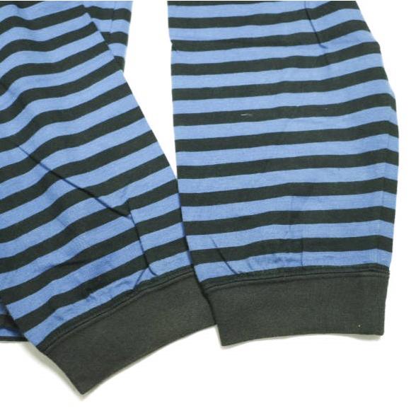 VAINL ARCHIVE ヴァイナルアーカイブ 22SS 日本製 With 小浪次郎 フォトプリント ボーダーロングスリーブTシャツ VAAG22004 L Blue/Black |  | 04