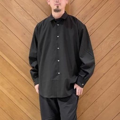 SSZ エスエスズィー 25AW 日本製 WOOL SHIRTS オーバーサイズ ウールシャツ 11-11-1318-139 M BLACK 長袖 BEAMS トップス g24544 |  | 02